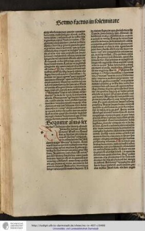 Sequitur alius sermo factus in solemnitate omnium sanctorum ab eodem.