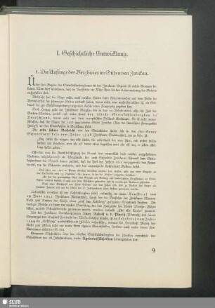 I. Geschichtliche Entwicklung