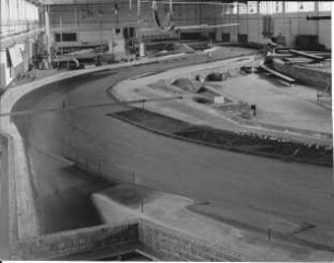 Hydraulisches Modell Rhein bei Köln
