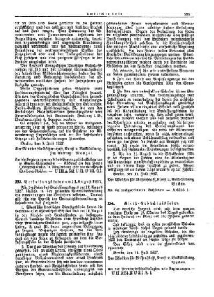 Verfassungsfeier am 11. August 1927 : [Amtlicher Teil]
