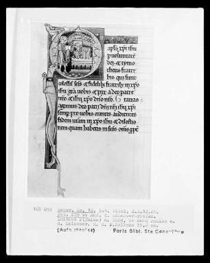 Bibel des Manerius Teil 3 — Anfang des Kolosserbriefs mit Initiale P (aulus), Folio 279 verso