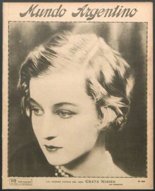 Las grandes figuras del cine: Greta Nissen [Fotografía]