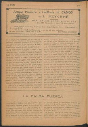 La falsa fuerza