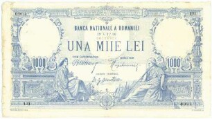 Geldschein, 1.000 Lei, 12.5.1916
