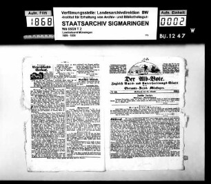 Hagelschlag in den Gemeinden Baach und Emeringen am 12. Juli 1864