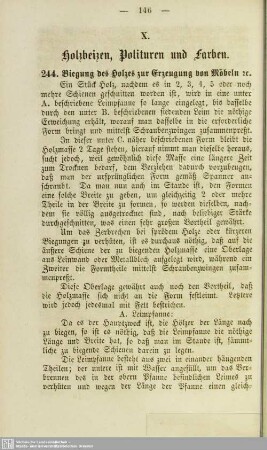 X. Holzbeizen, Polituren und Farben