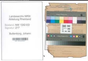 Entnazifizierung Johann Buttenborg , geb. 26.12.1897 (Lehrer)