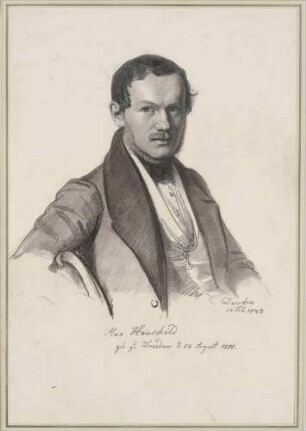 Bildnis Hauschild, Max (1810-1895), Maler