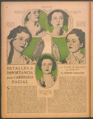 Detalles de importancia para el arreglo facial : Una clase de belleza por semana