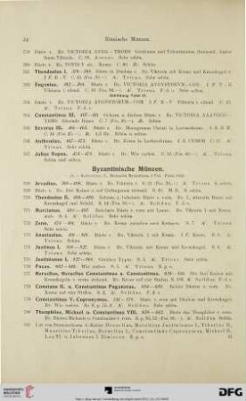 Byzantinische Münzen (Nr. 768-781)