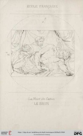 La mort de Caton