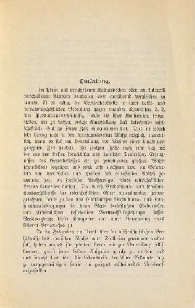 Kritische Würdigung der Preise des edictum Diocletiani vom nationalökonomischen Standpunkte aus