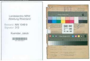 Entnazifizierung Jakob Kuenster , geb. 24.04.1886 (Bauunternehmer)