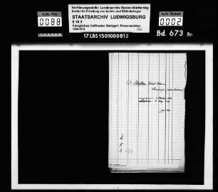 Müller, Jakob Adam; Chorsänger (erster Chortenor); ausgesch.: 1899