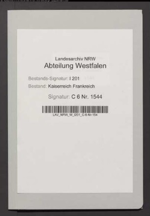Verkauf eines Stück Landes im Rodde, Kirchspiel Nottuln, an Joseph Zumbusch in Nottuln (Nr. 637).