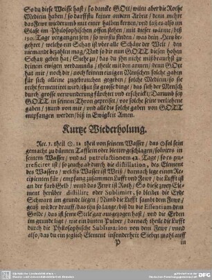 kurze Wiederholung.