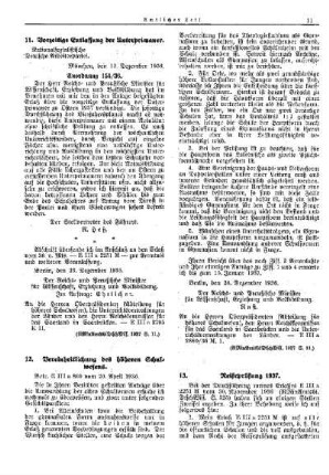 Vorzeitige Entlassung der Unterprimaner : [Erziehung] ; [Für das Reich] ; [Amtliche Erlasse] ; [Amtlicher Teil]
