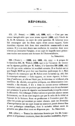 Réponses.