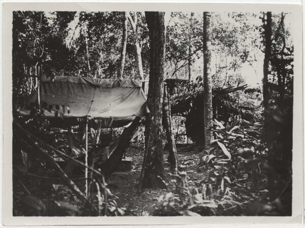 Max Schmidt's tent in Masepo in the village of Umotina