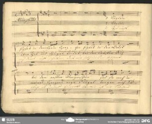 No. 5 Lied: "Vöglein hüpfet in dem Hain"