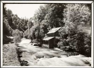 Österreich, Schladming. Partie an der Talbachmühle