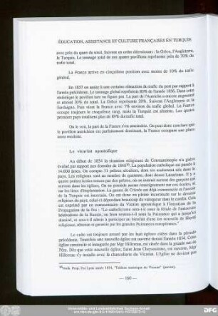 Le vicariat apostolique