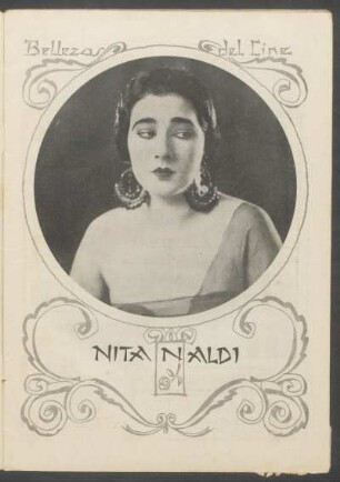 Bellezas del cine - [Fotografía] : [Retrato de] Nita Naldi