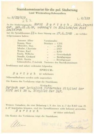 Bartsch, Horst