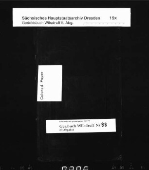 Gerichtshandelsbuch von Sora (bei Wilsdruff), Bd. 3