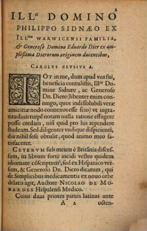 Simplicivm Medicamentorvm Ex Novo Orbe Delatorvm, Qvorvm In Medicina Vsvs Est, Historiae Liber Tertivs