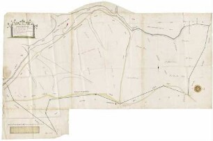 Grundriss des Strittbahns zwischen der Gemeind Orthalden und denen Bargemer Hofbauren