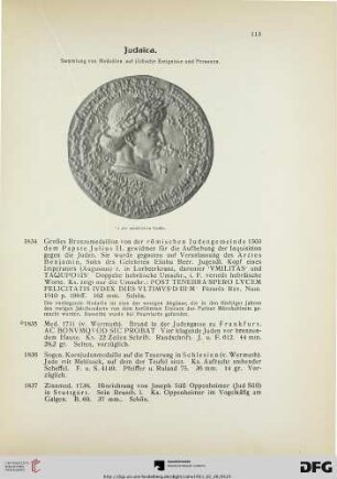 Judaica (Nr. 1834-1953)
