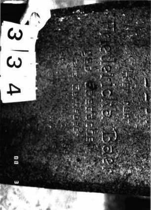 Grabstein 334 (Detailaufnahme 2)