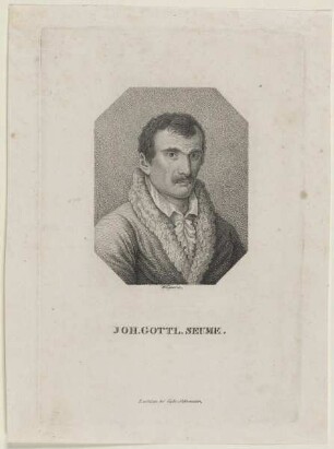 Bildnis des Joh. Gottl. Seume