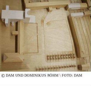 Gestaltung des Montagsmarktplatzes (Projekt) - Städtebauliches Modell