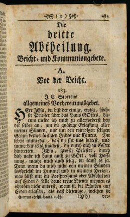 481-672, Die dritte Abtheilung. Beicht- und Kommuniongebete