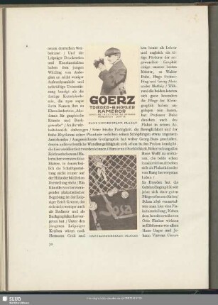 zwei Werbeplakate