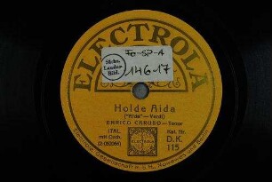 Holde Aida : ("Aida") / (Verdi)