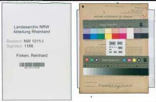 Entnazifizierung Reinhard Finken , geb. 14.04.1907 (Kraftfahrer)