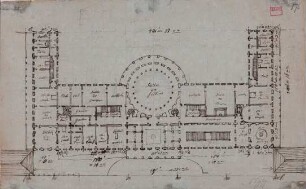 Grundriss für ein Schloss