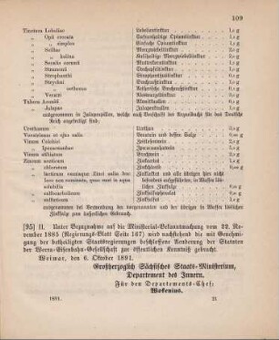 95. Ministerial-Bekanntmachung, die Aenderung der Statuten der Werra-Eisenbahn-Gesellschaft betreffend