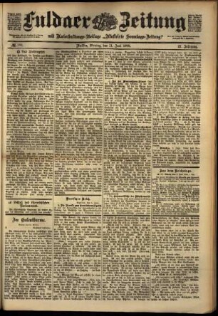 Ausgabe vom Montag, den 11. Juni 1900.