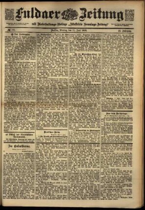 Ausgabe vom Montag, den 11. Juni 1900.