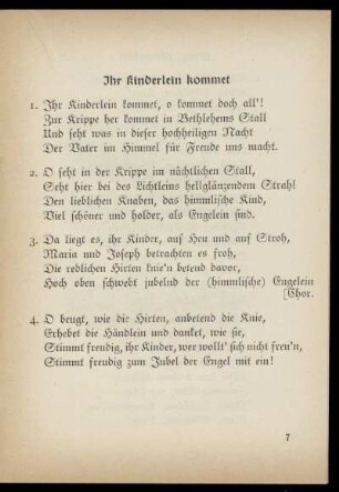 Ihr Kinderlein kommet