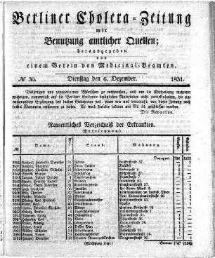 No. 30, 6. Dezember 1831