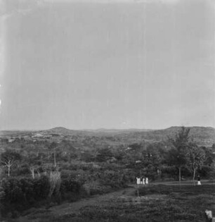 Landschaft : Blick über die Landschaft um Kampala von Rubaga Hill aus gesehen