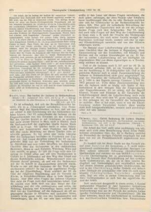 474-476 [Rezension] Thimme, Hans, Christi Bedeutung für Luthers Glauben