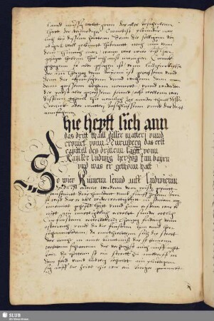 das erst capittell sagtt von kaysser ludwig