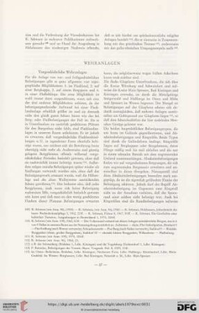 Wehranlagen