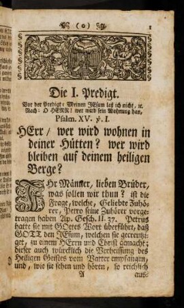 1-316, Erklärungen des XVden Psalmens